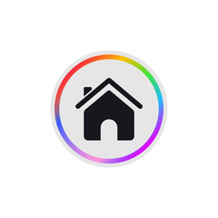 House -  Modern App Button