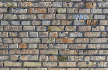 Background of old vintage brick wall