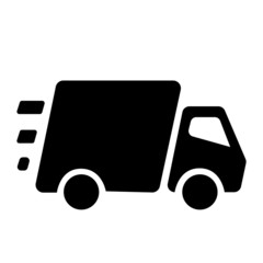 Fototapeta delivery truck icon obraz