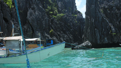 Boats in El Nido Palawan