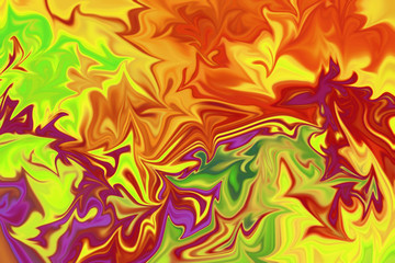 An abstract psychedelic wavy background image.
