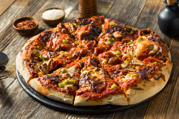 Homemade Louisville Style Supreme Pizza