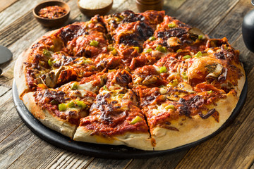 Homemade Louisville Style Supreme Pizza