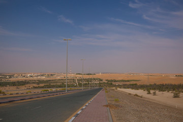 UAE. Desert landscape