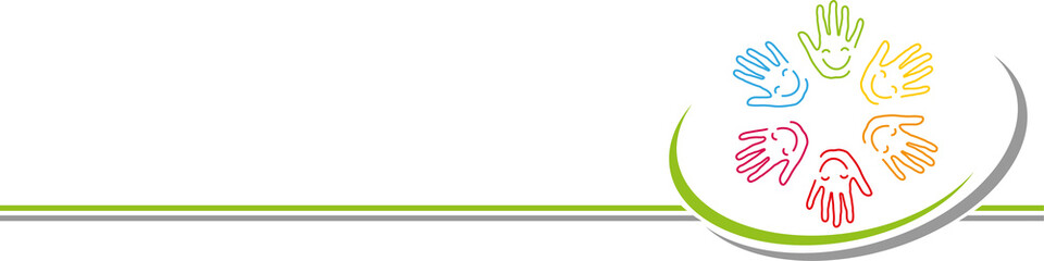 Hände, Gesichter, Lachen, Kinder Hintergrund