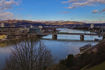 Fototapeta premium view on the river