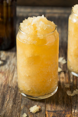 Homemade Frozen Beer Slushie