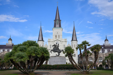 Fototapeta na wymiar New Orleans: St Louis Cathedral