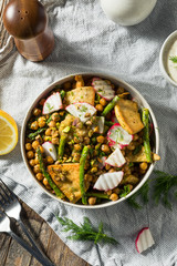 Homemade Mediterranean Chickpea Fattoush