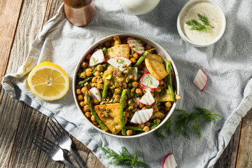 Homemade Mediterranean Chickpea Fattoush