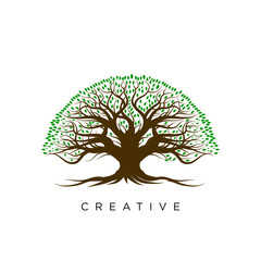 tree abstract logo desaign vector icon 