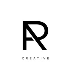 ra or ar logo design vector icon symbol