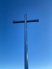 Kreuz Denkmal auf dem Christkindelseck auf einem Berg in Tuttlingen bei Nendingen