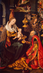 Vienna, Austria. 2019/11/7. Adoration of the Magi. c. 1505/1508. By Master of the Habsburgs....