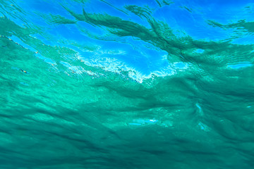 Fototapeta na wymiar Underwater Ripples, Sydney Australia