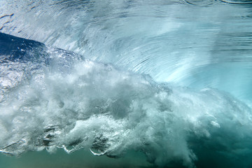 Underwater wave vortex, Sydney Australia