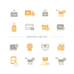 SHOPPING ICON SET