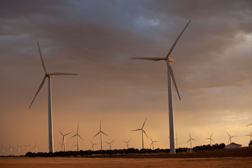 atardecer en la mancha