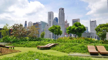 Rooftop Garden on Funan Mall in Singapore