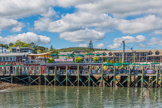 Lobster Restaurant On Pier In Bar Harbor