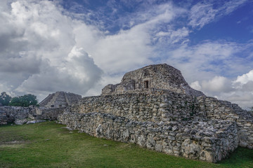 Mayapan, Mexico: The Temple of the Painted Niches in Mayapan, the capital of the Maya in the Yucatán from the 1220s until the 1440s.