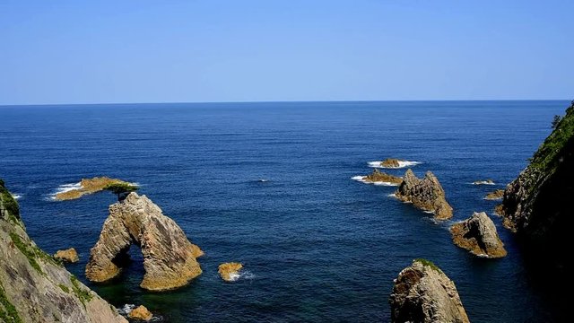 浦富海岸の千貫松島