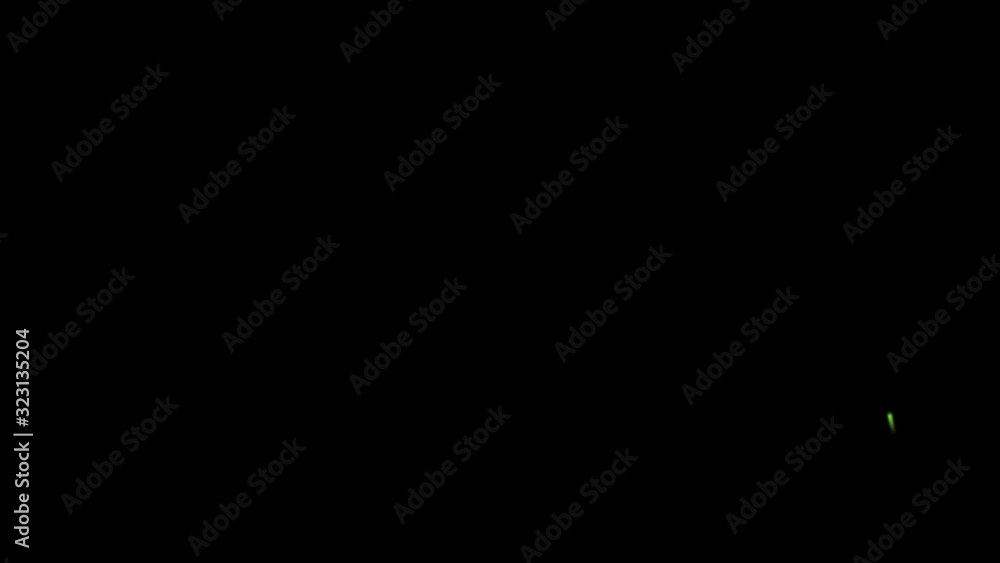 Poster magic abstract animated background. animation. beautiful abstraction of bright small neon rays flyin