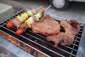 grilled pork