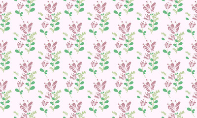 The beautiful of spring floral wallpaper decoration, with leaf and flower pattern background.