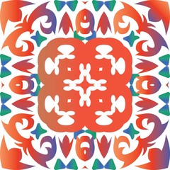 Antique talavera tiles patchwork.