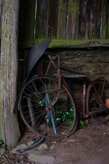 Rusty old bicycle