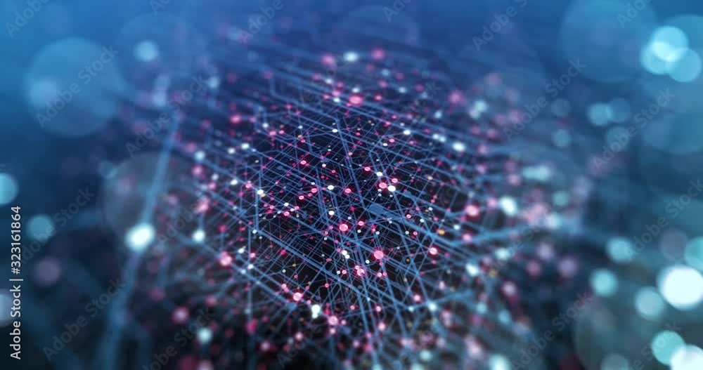 Poster abstract circuit board. electronic computer hardware technology. motherboard digital chip. matrix pa
