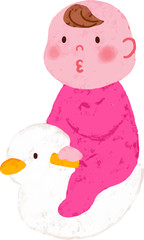 赤ちゃんおまる　クレヨン