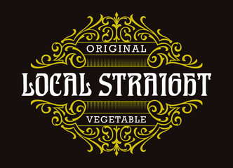 Retro Decorative Badges Classic Ornament Hipster Signage Beautiful Design Element