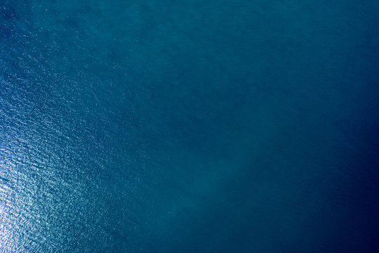 Sea surface aerial view