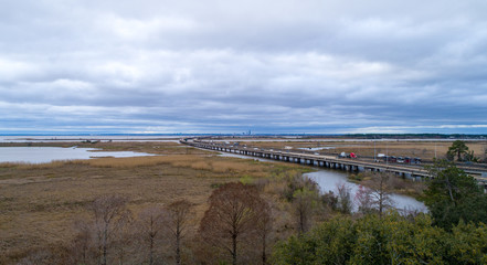 bridge over the bay