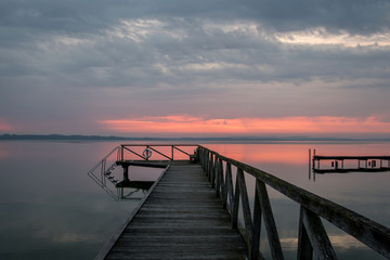 magisches Licht am See