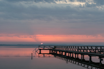 magisches Licht am See
