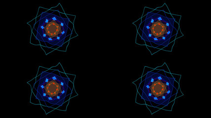 Abstract geometric pattern. Mandala.