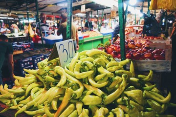 Bazaar Market in  Skopje, North Macedonia