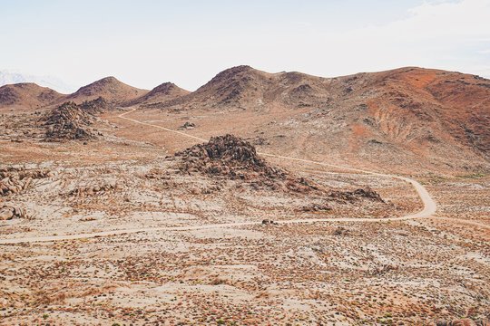 Landscape In Lone Pine, California, USA