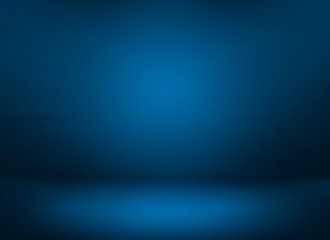 Abstract gradient luxury dark blue background white light, layout design, web template, radial effect blurred, used for background wallpaper studio empty room and display you.