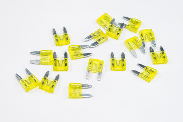 Obraz premium Electrical automotive fuses for car