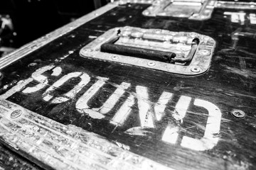 Rack flight case pop rock texture background