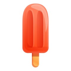 Popsicle icon. Cartoon of popsicle vector icon for web design isolated on white background