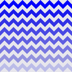 Abstract blue white gradient geometric zigzag texture. Vector illustration.