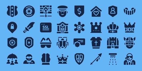shield icon set