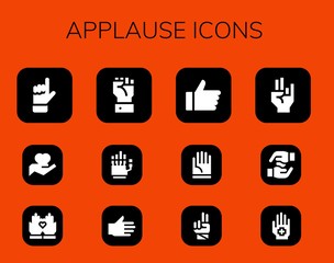 applause icon set
