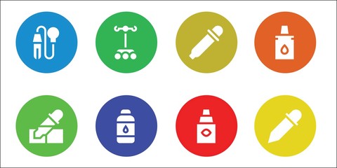 eyedropper icon set