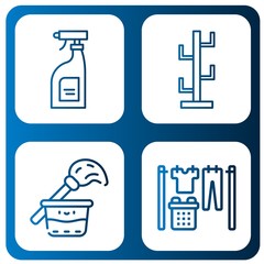 laundry icon set